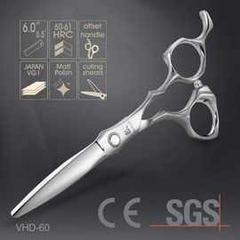 Copper Gold Titanium Hair Scissors Customized Logo Convex Edge Smooth Handfeel