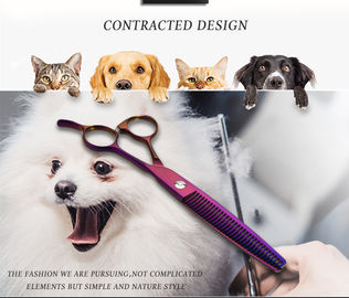 Professional Pet Grooming Shears 32 Teeth Pet Use Wear Resistance