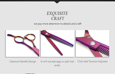 Professional Pet Grooming Shears 32 Teeth Pet Use Wear Resistance